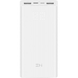 Внешний аккумулятор (Power Bank) ZMI 20000mAh 18W Display (QB821) White